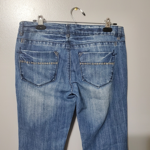 Vintage Hot Kiss Nina Flare Low Rise Jeans Women's Size 9 - Picture 8 of 14